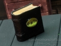 Miniature leather spell book