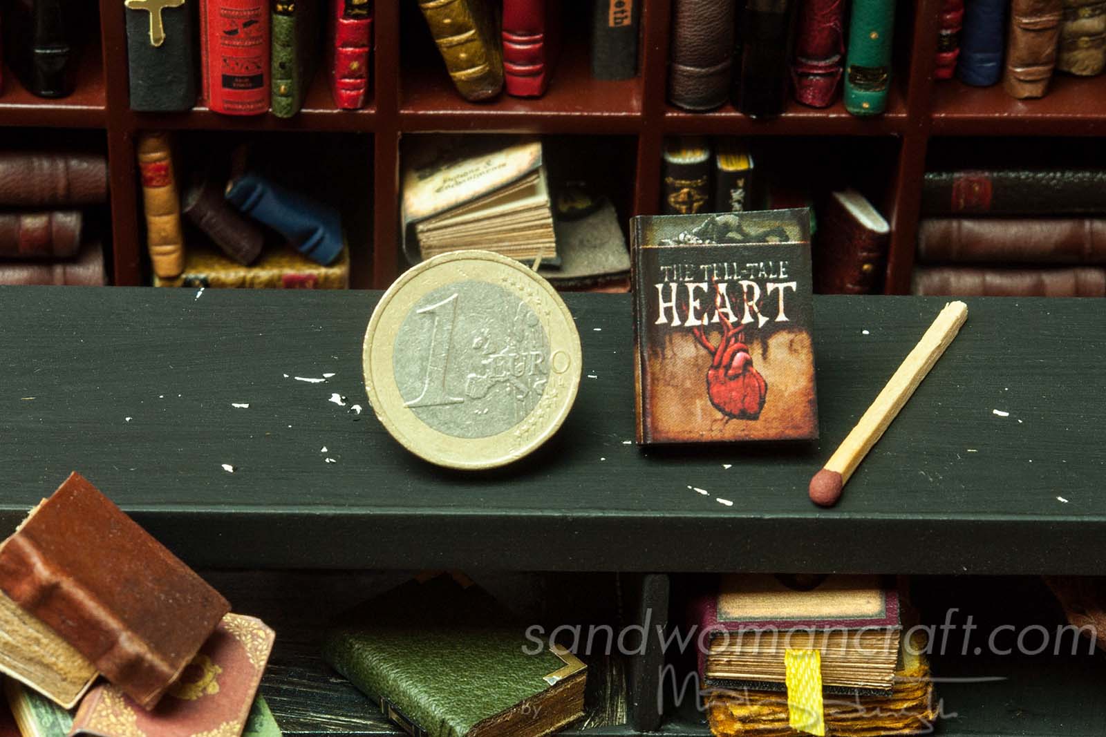 Miniature book of Edgar Allan Poe "Tell Tale Heart"