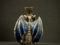 Miniature Gargoyle figurine with blue wings