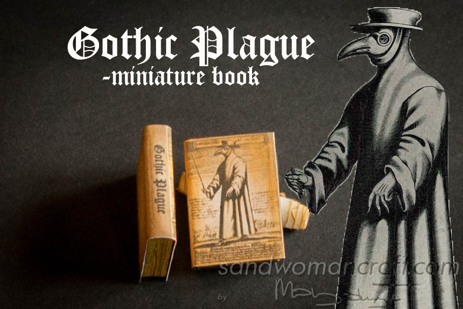 Miniature book Gothic Plague Doctor