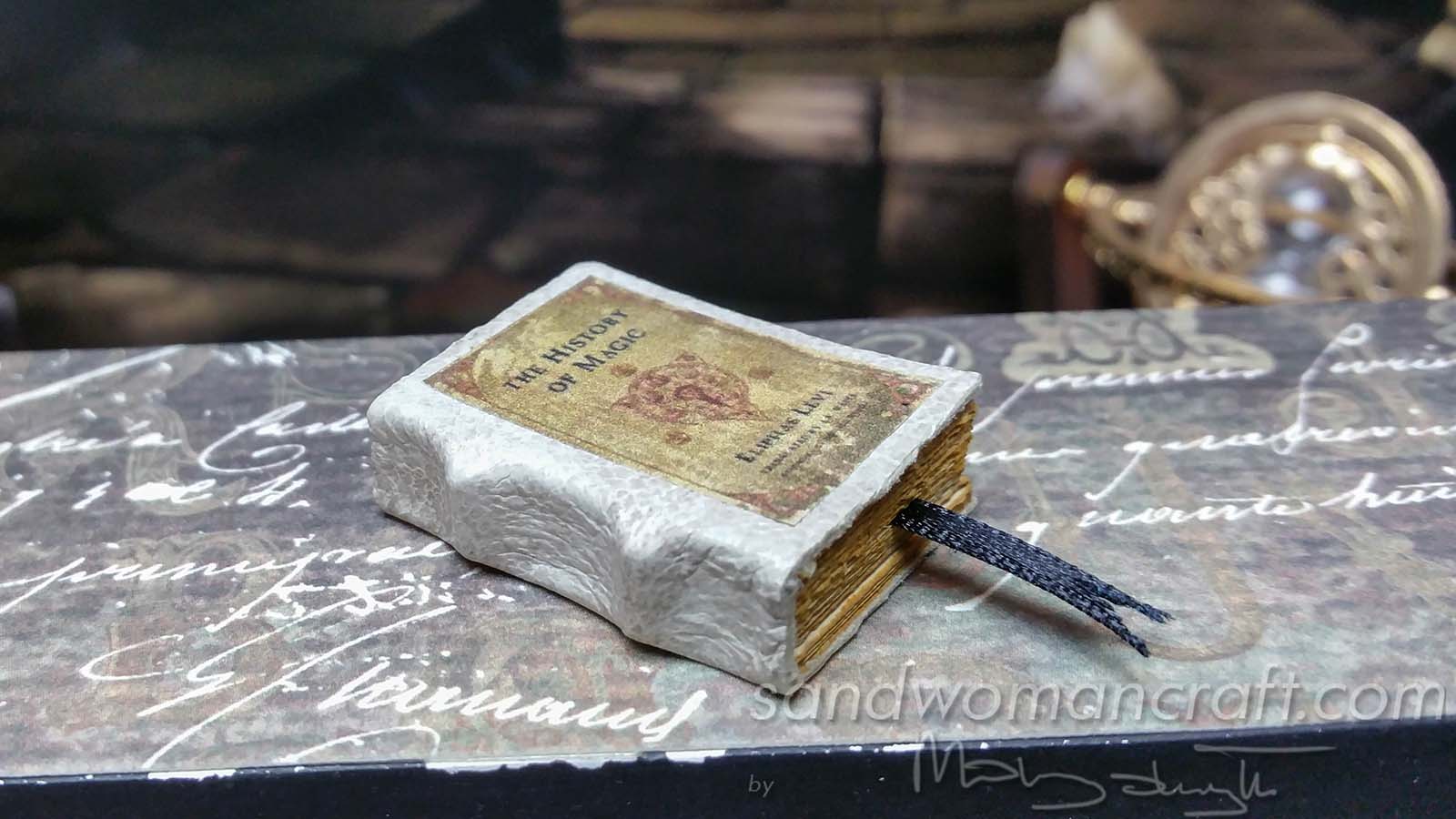 Miniature book history of magic