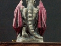 Miniature Gargoyle figurine with red wings