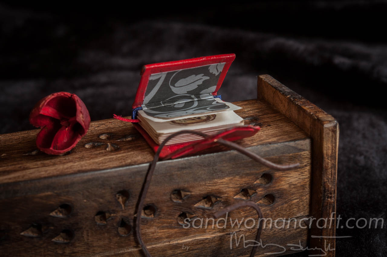 Miniature red journal