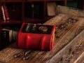 Miniature leather book "Chronicles of Satan"