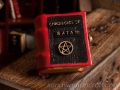 Miniature leather book "Chronicles of Satan"