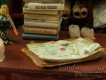 Miniature old letters and papers