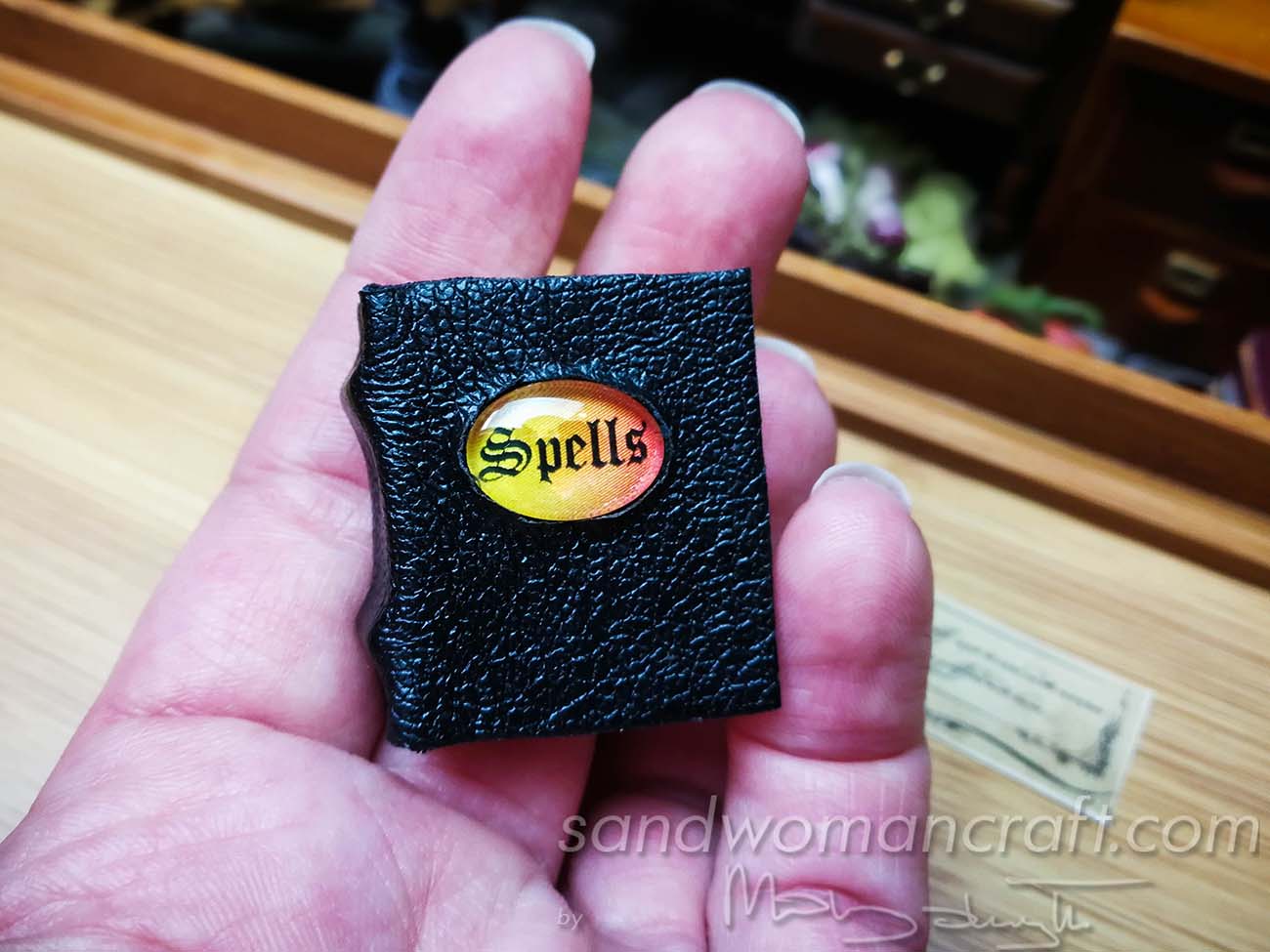 Miniature spell book